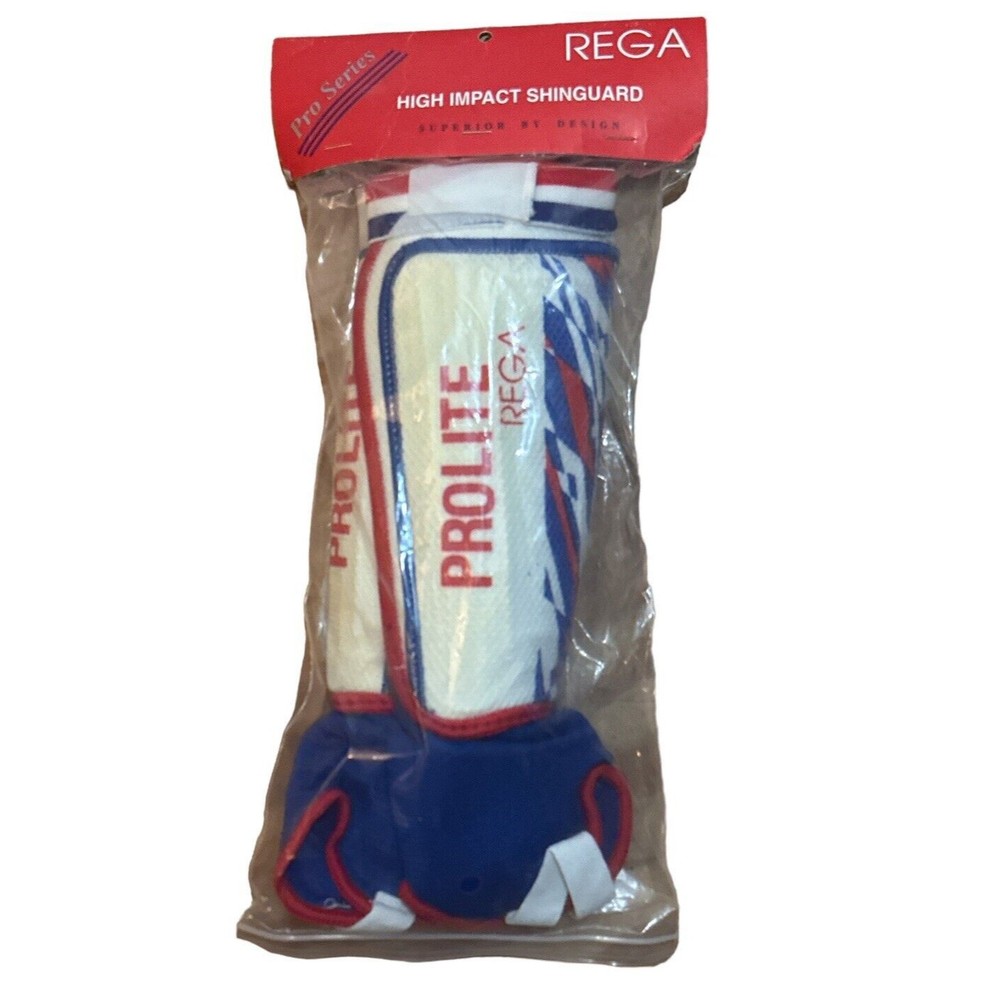 Vintage Rega‎ Pro Series Soccer Shin Guards Sealed New Old Stock Youth L